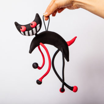 Интерьерная игрушка Техно-кот мини / Techno-Cat mini